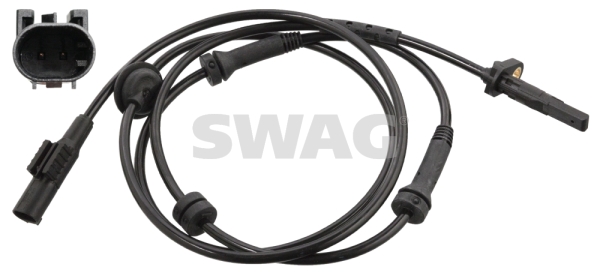 SWAG 70 10 6266 Sensor, wheel speed Rear Axle Left for FIAT